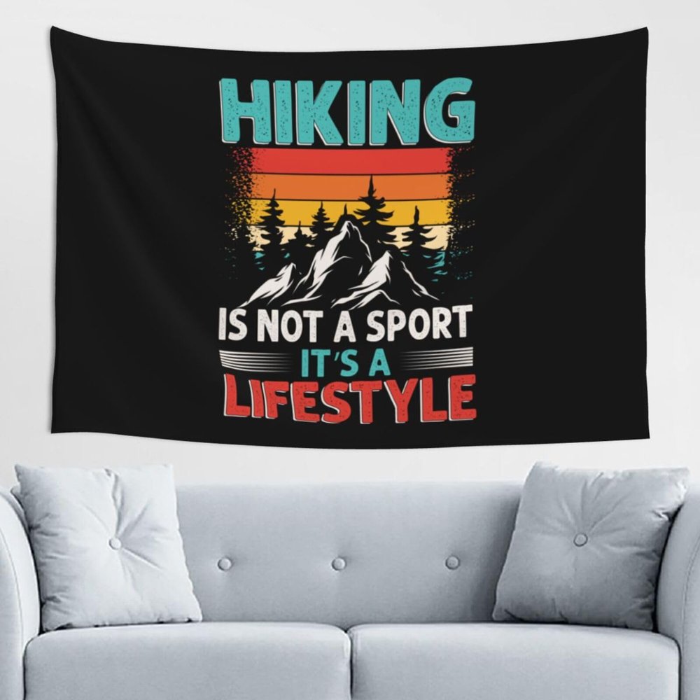LIFANGMI Hiking Tapestry Wall Hanging 60x40 Inch Bedroom Living Room Dormitory Home Decoration Wall Tapestry