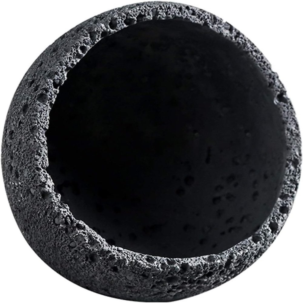 Key Bowls Black Hole Stone Desktop Storage Decorative Bowl for Entryway Table Multifunctional Space Home Decoration Key Phone Coin Change Watches and Candy Entryway Tray (Size : Black)