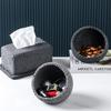 Key Bowls Black Hole Stone Desktop Storage Decorative Bowl for Entryway Table Multifunctional Space Home Decoration Key Phone Coin Change Watches and Candy Entryway Tray (Size : Black) view 2