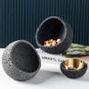Key Bowls Black Hole Stone Desktop Storage Decorative Bowl for Entryway Table Multifunctional Space Home Decoration Key Phone Coin Change Watches and Candy Entryway Tray (Size : Black) view 3