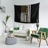 LIFANGMI Patriotic Day Childhood Cancer Awareness Usa Flag Tapestry Wall Hanging 60x40 Inch Bedroom Living Room Dormitory Home Decoration Wall Tapestry view 3