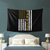 LIFANGMI Patriotic Day Childhood Cancer Awareness Usa Flag Tapestry Wall Hanging 60x40 Inch Bedroom Living Room Dormitory Home Decoration Wall Tapestry view 4