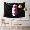 LIFANGMI Flag Map of Qatar Tapestry Wall Hanging 60x40 Inch Bedroom Living Room Dormitory Home Decoration Wall Tapestry view 2
