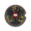 Austria Flag Car Coaster Set Cup Holder, Cork Bottom and Finger Groove, Easy to Disassemble and Assemble view 1