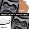 Austria Flag Car Coaster Set Cup Holder, Cork Bottom and Finger Groove, Easy to Disassemble and Assemble view 3