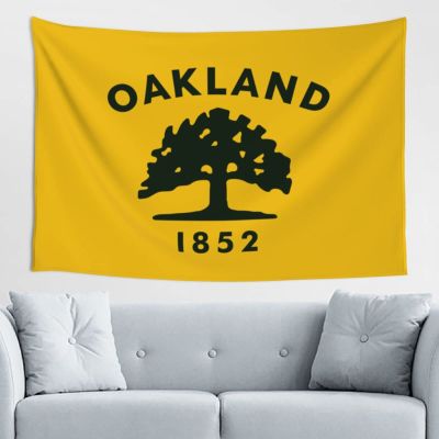 LIFANGMI Flag of Oakland California Tapestry Wall Hanging 60x40 Inch Bedroom Living Room Dormitory Home Decoration Wall Tapestry