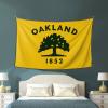 LIFANGMI Flag of Oakland California Tapestry Wall Hanging 60x40 Inch Bedroom Living Room Dormitory Home Decoration Wall Tapestry view 4