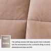FDISDIFH 2-5kg Thickened Super Soft Winter Quilt, Breathable Warm Bed Comforter, Faux Lamb Cashmere + Milk Velvet Double Fabric, Fluffy Plush Double Sided Velvet Blanket (Khaki 220x240cm(5kg)) view 4