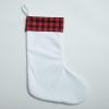LOFIRY Bag Decoration Supplies Plaid Christmas Stockings Gift Candy Bag Christmas Tree Pendant view 1