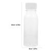 MAGICLULU 6pcs 100ML Beverage Drink Containers Bulk Mini Clear Juice Bottles PET Empty Bottles with Lids for Milk Smoothie Juice Beverages view 4