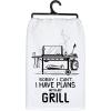 Primitives by Kathy My Grill Kitchen Towel view 1