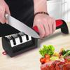Kitchen 3/4-Segment Knife Sharpener Household Multi-Functional Hand-Held 3/4-Purpose Black Sharpening Stone view 2