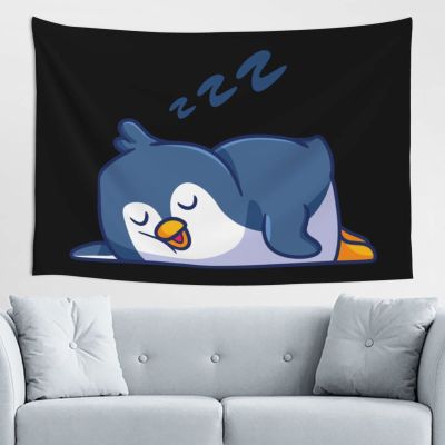 LIFANGMI Sleeping Penguins Tapestry Wall Hanging 60x40 Inch Bedroom Living Room Dormitory Home Decoration Wall Tapestry