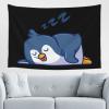 LIFANGMI Sleeping Penguins Tapestry Wall Hanging 60x40 Inch Bedroom Living Room Dormitory Home Decoration Wall Tapestry view 1