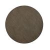 AMDXD Rustic Grey Solid Wood Round Dining Table W Shelf Dining Room Furniture 1Pc Table Only view 2