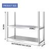 Junvstor Ceiling Mount Kitchen Shelf Industrial Storage Shelves Hanging Decorative Display Rack, Floating Pot Pan Storage Shelf Metal Stand for Plant Flower, Wine Bottle Holder (Size : 60x35x80cm) view 2