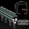 LTSRLL Aluminum Ceiling Curtain Track Curtains Rail 3.3ft-16.4ft Long Silent Room Divider Curtain Rods with Fittings(Color:A-Wall,Size:Single-1.8m(0.9m*2)) view 2