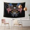 LIFANGMI American Flag and Eagle Tapestry Wall Hanging 60x40 Inch Bedroom Living Room Dormitory Home Decoration Wall Tapestry view 2