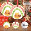 Guangpat Indiana State Ornament, Gift World Traveler, USA Travel Ornament, Indiana Round Souvenir, USA State Christmas Keepsake, Winter Xmas Tree Decor, Holiday Party Supplies, 3-Inch view 2