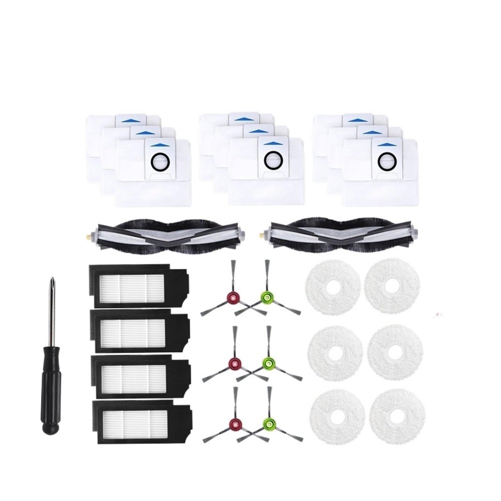 20 Pack Dust Bags Compatible for ECOVACS DEEBOT X1 OMNI TURBO Garbage Dirty Bags Robot Vacuum Cleaner Spare Parts Replacement Accessories (Color : 28PCS)