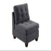 Bishilin Grey Living Room Chair, Accent Chairs for Women Fabric 32.00" L x 26.00" W 35.00" H view 1