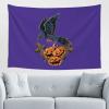 LIFANGMI Fierce Crows and Pumpkins Tapestry Wall Hanging 60x40 Inch Bedroom Living Room Dormitory Home Decoration Wall Tapestry view 1