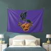 LIFANGMI Fierce Crows and Pumpkins Tapestry Wall Hanging 60x40 Inch Bedroom Living Room Dormitory Home Decoration Wall Tapestry view 4