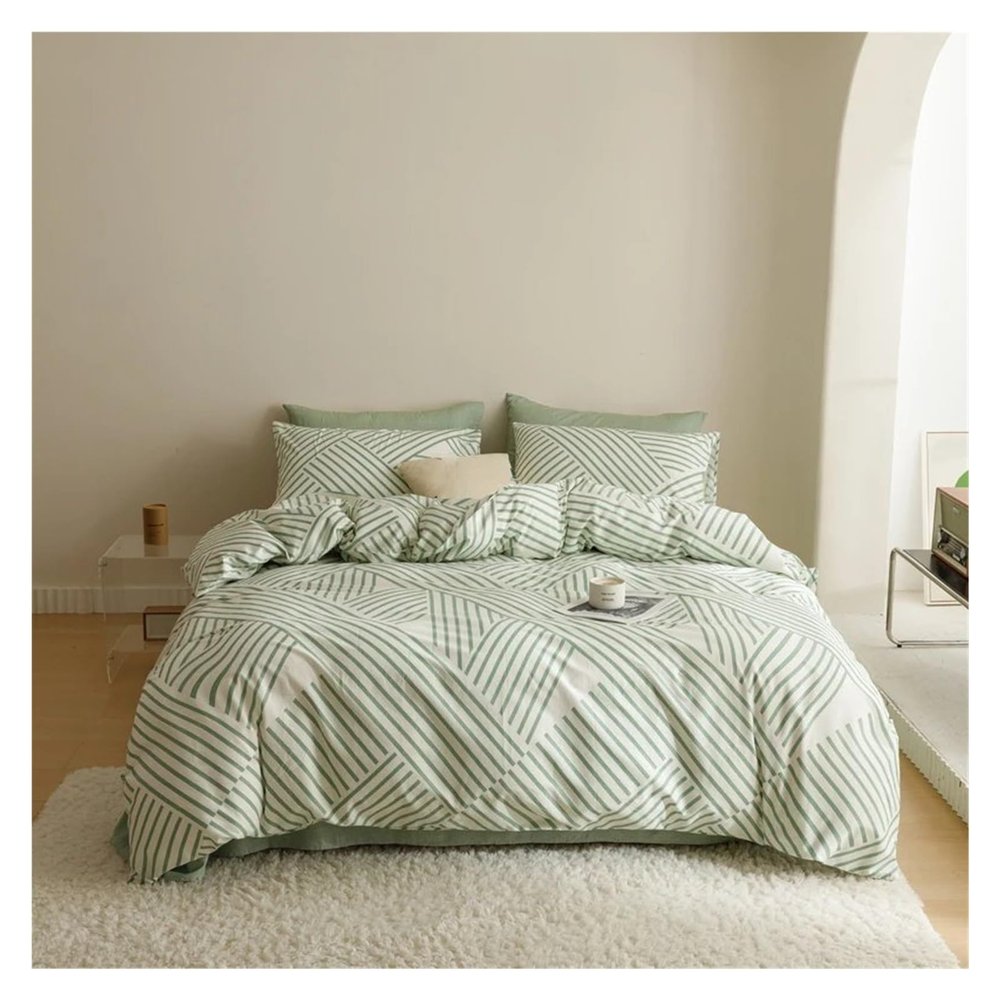 Bed, Cotton Duvet Cover Set Queen Size Duvet Cover Set Printed Bedding Set Soft Bedding Set