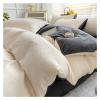 QuKan Bed, 4-Piece Bedding Set Feather Duvet Cover Set Sheet Set Washed Cotton no Filler view 2