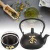 BestAlice Iron Teapot Kettle Uncoated with Strainer 0.3L Tea and Zen Set Boiler Durable Tea Infusers Cast Iron Teapot Food Grade Kettle for Home Tea House view 2