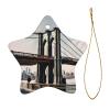 Artisan Made, Ceramic Christmas Ornaments - Unique Design and Elegant Styling for Festive Joy, Holiday Charm Brooklyn Bridge s view 2