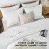 Andency White Queen Size Quilt Bedding Set (90x96 Inch), 3 Pieces Soft Lightweight Bedspread Coverlet, Terracotta Boho Summer Quilt, 2 Pillow Shams view 3