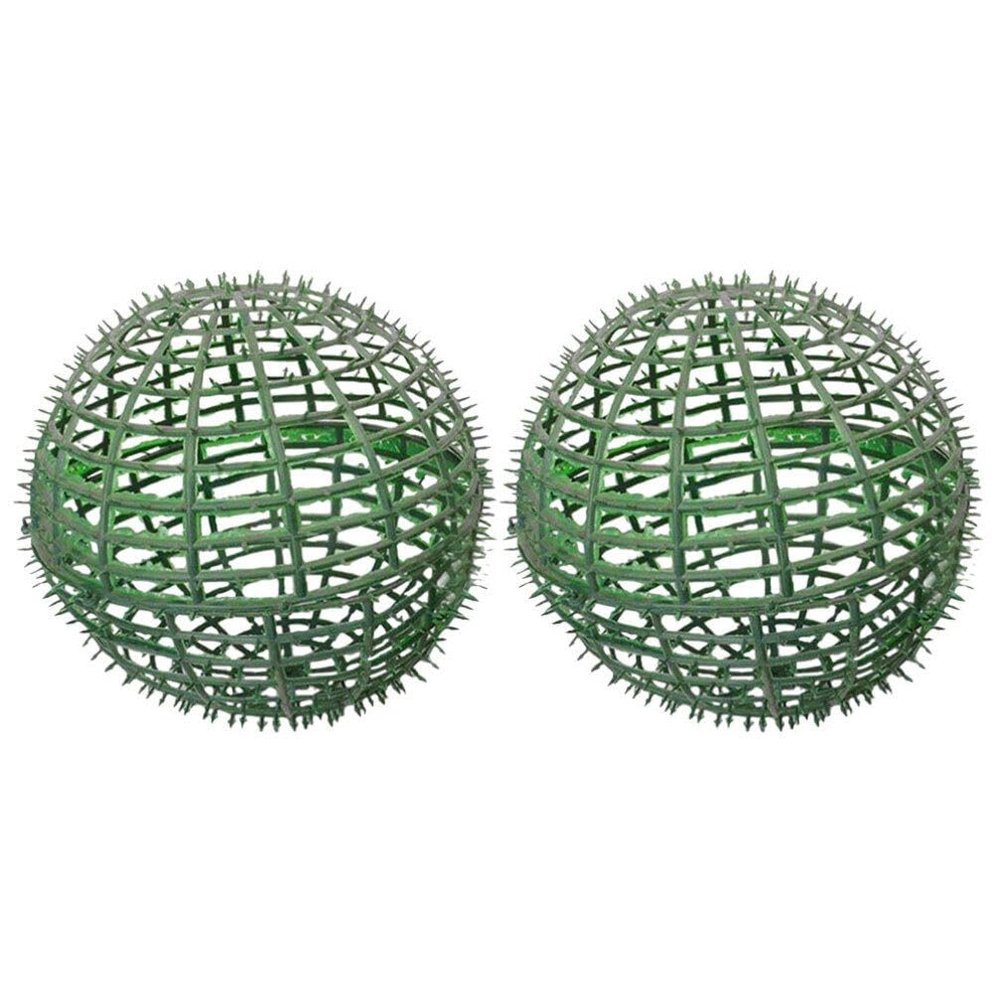 Kichvoe Decorative Topiary Cage Grass Ball Shelf Garden Balls Outdoor DIY Flower Arrangement