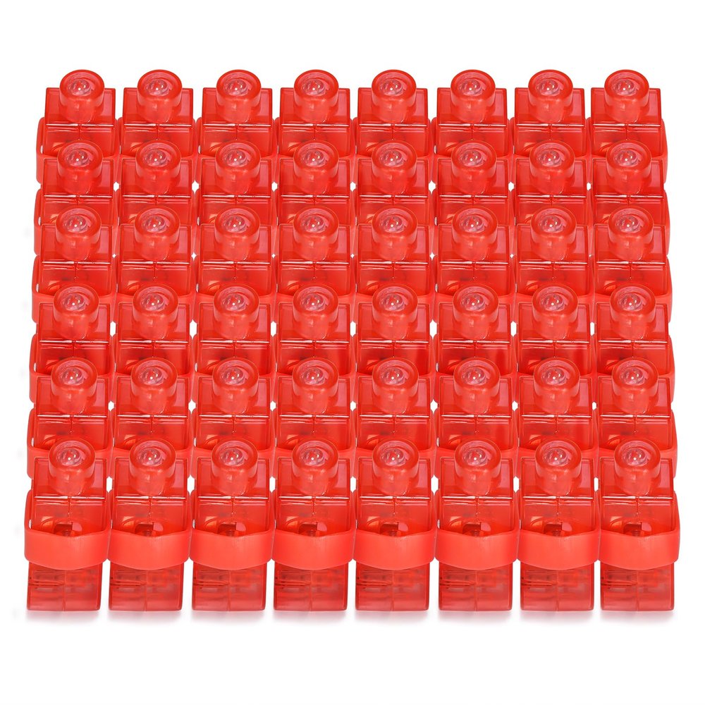 CALIFORNIA CADE ELECTRONIC Finger Lights, 50Pcs Red Finger Flashlights for Kids Glow Party Favors Bulk, Light Up Led Finger Light for Easter Back to School Classroom Prizes Trick or Treats Christmas