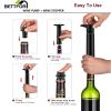BETTFOR Wine Saver Pump with 8 Vacuum Wine Stoppers, Wine Bottle Stoppers with Food Grade Silicone Leak proof Keep Fresh Suitable for All Standard Wine Bottles view 4