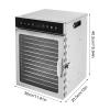 Food Dehydrator, Stainless Steel Dehydrator with Digital Timer and Temperature, Fruit Dryer Machine for Jerky, Dog Treats, Herb, Meat, Beef, Fruit view 3