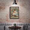 Aluminum Vintage Metal Sign Once Upon A Time There Was A Girlwho Really Loves Nursing It Was Me The End For Office Restaurant Garage Bar 12.00"x16.00"Black Metal Frame view 4