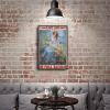 Aluminum Retro Art Tin Sign Live Life In Full Bloom For Home Living Room Bedroom Decor Gifts 8.00"x12.00"Black Metal Frame view 4