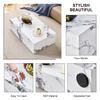 BAOPIN Faux Marble Coffee Table, Rectangle MDF Coffee Tables for Living Room, Tea Table Center Table for Home, TV Table view 4