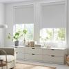 Didoya Blinds for Indoor Windows, Cordless Roller Shades with Casseteet Valance 100% Blackout Thermal Insulation Energy Saving Shades for Home Office Door,Gray 32" W x 48" H view 1