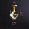 SteFik Modern LED Crystal Ceiling Lamp for Living Room Aisle Porch Square Crystal Ceiling Light Design Home Indoor Decoration Chandelier Lighting Fixture Interesting Life,Pendant view 4