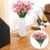 ABOOFAN 8pcs Outdoor Artificial Violet Flowers Weather-Resistant Faux Floral Decor for Party for Low-Maintenance Arrangements No Watering Required view 2