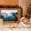 Green Summer Forest Fireplace Cover Decorative, Magnetic Fireplace Cover Indoor Fireplace Blanket Insulation Fireplace Draft Stopper Save Energy Fog Natural Scenery Ombre Texture 36" Wx27 H view 2