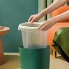Kitchen Trash Can Trash Can Living Room Bedroom Wastebasket Kitchen Toilet Bathroom with Lid Indoor Trash Can Office Wastebasket (Color : A, Size : Small) view 4