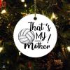 DOREENABE Christmas Ornament That's My Mother Proud Volleyball Mom Daughter Personalized Christmas Ornament Unique Outdoor Sport 2023 Xmas Trees Decorations Keepsake Gifts view 1