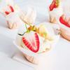 Lotus Muffin Liners for Baking 100pcs Tulip Cupcake Liner Lotus Baking Cup Parchment Muffin Tins Cups Greaseproof Cupcake Wrappers for Weddings Birthdays Baby Showers view 3