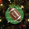 DOREENABE Football Design Ornament Christmas Xmas Tree Ornament Decoration Hanging Pendant Decor Double Sided Porcelain 3 Inch view 1