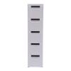 Plastic Drawer 5-layer Closet Storage Baby Clothes Organizer Plastic Dresser with Drawers White Dresser Clothes Drawer Small Kids Dressers for Bedroom Clothes Playroom Furniture Toys view 1