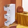 Plastic Drawer 5-layer Closet Storage Baby Clothes Organizer Plastic Dresser with Drawers White Dresser Clothes Drawer Small Kids Dressers for Bedroom Clothes Playroom Furniture Toys view 4