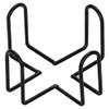 1 Pcs Black Iron Coaster Holder Metal Storage Rack Coasters Shelf for Both Round and Square Coasters,4.40 X 4.40 X 2.48inch view 1